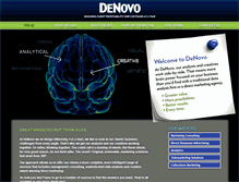 Tablet Screenshot of denovocorp.com